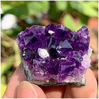 Health & Household Natural Amethyst Geode Quartz Cluster Crystal Specimen Restoration of 70-80g (Size : 70-80g)