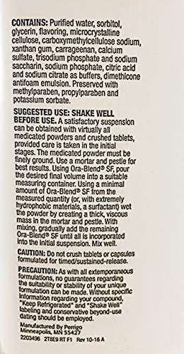 Ora-Blend SF (Sugar Free) Flavoring, 473mL bottle