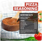 Eastanbul Pizza Seasoning Spice Blend, 5.29oz Italian Seasoning, Boosts Pizza Toppings, Herbal Blend, Popcorn Spice, Low Sodium, No MSG, No Filler, Vegan