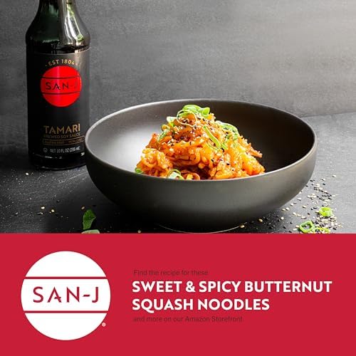 San-J - Gluten Free Tamari Soy Sauce - Specially Brewed - Made with 100% Soy - 64 oz. Container