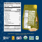 Lundberg Brown Rice, Regenerative Organic Certified, 2-Pack – Non-Sticky, Aromatic Long Grain Rice, Responsibly Grown in California, 32 Oz Ea