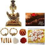 Wonder Care Combo Pack For Rakhi Festival | Rakhi Decorations With Cards And Kumkum Rakhi Gift for Brother | Rakhi set of 2