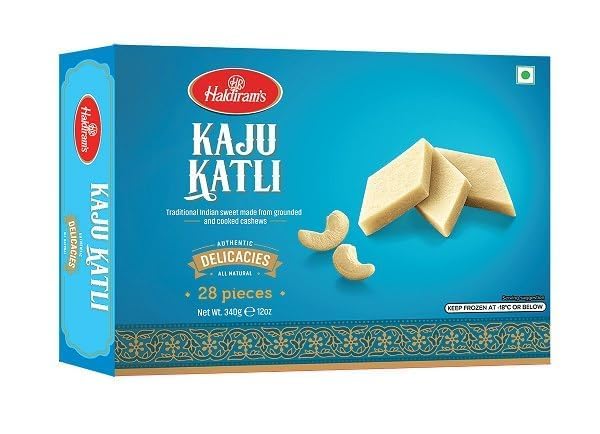 Haldiram's Kaju Katli 340grams | Premium Indian Sweets Brand | Fresh Stock