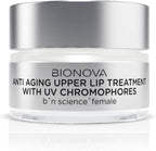 BIONOVA Anti-Aging Upper Lip Treatment with UV Chromophores - Reduce Mild to Deep Vertical Lines, Wrinkles, and Fine Lines and Retain Skin Firmness - Coconut Scent - 0.5 oz