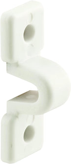 Prime-Line MP7018 Loop Clip, Fits Wire Shelves, Plastic Construction, White (12 Pack)