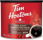 Tim Hortons Tim Horton's 100% Arabica Dark Roast, Ground Coffee, 875g/30.86 Ounce
