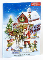 Vermont Christmas Company Ready Reindeer Chocolate Advent Calendar - 24 Milk Chocolate Christmas Treats - Advent Countdown Calendar