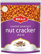 Bikaji Nut Cracker 35.27 oz (1 kg), Spicy Coated Peanuts, Crunchy Indian Namkeen, Protein-Rich Munchies, Everyday and Tea-Time Snacks, Indian Party Mix, Ready-to-Eat