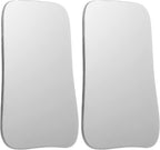 EXCEART 2pcs Intraoral Mirrors 2 Sided Pofessional Occlusal Photographic Mouth Mirror Dental Photo Reflector Glass Mirrors Tools for Clinic Doctor Silver