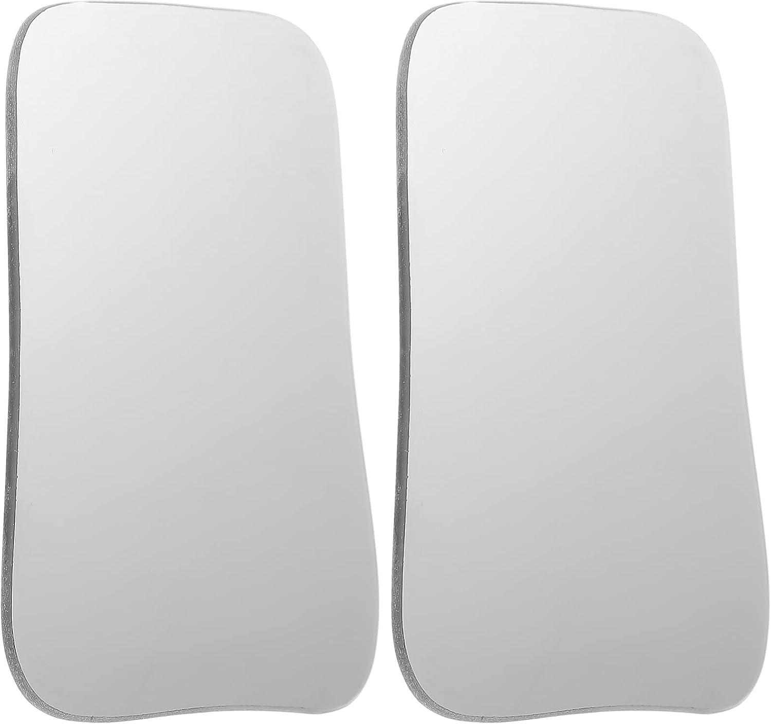 EXCEART 2pcs Intraoral Mirrors 2 Sided Pofessional Occlusal Photographic Mouth Mirror Dental Photo Reflector Glass Mirrors Tools for Clinic Doctor Silver