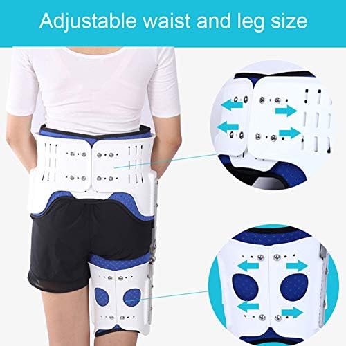 ROM Hinged Hip Stabiliser Support Brace, Stabiliser Corrector Support Brace Adult Hinged Hip Abduction Orthosis for Hip, Sciatic Nerve Pain Relief