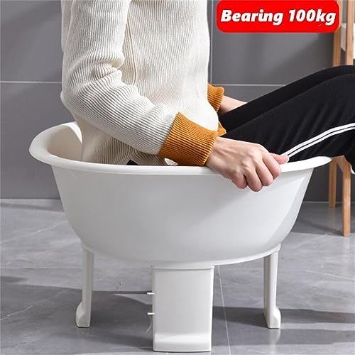 Sitz Bath tub,Sitz Bath for Hemorrhoids,Sits Bath Kit for Women Men,Wider Seating Area, Deeper Bowl (Pink)