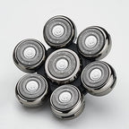 Replacement Cutter Head for Electric for Men Beard Trimmer Wet and Dry 7D Floating Heads Blade Silver