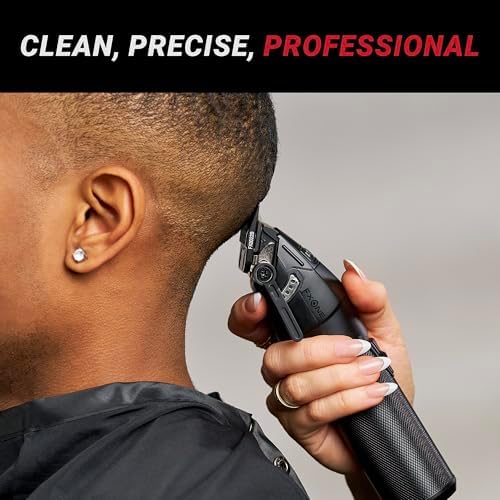 FXONE Professional Cordless Clipper - Beard Trimmer for Men, Professional Stylist & Barber Clippers, USB-C Cordless Hair Clippers for Men with Interchangeable Battery