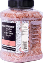 Soeos Himalayan Pink Salt, Coarse Grain, 80oz (5 Pound), Pink Salt, Kosher Salt, Pink Himalayan Sea Salt Coarse for Grinder Refill