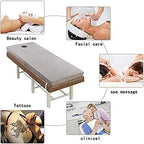 KKCD Lash Bed Cushion Topper Non-Slip Beauty Salon Mattress with Elastic Bands Plush Massage Table Mattress Pad with Square Head and Face Breath Hole 3cm/6cm Thickness,Gray 6cm,80x190cm