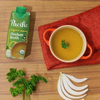 Pacific Foods Organic Free-Range Chicken Broth, 8 oz Carton (4 Pack)