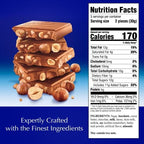 Lindt CLASSIC RECIPE Whole Hazelnut Milk Chocolate Candy Bar, Milk Chocolate Candy, 5.3 oz.