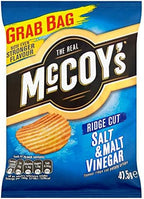 KP McCoys Crisps Box of 30 (1500g) (Salt & Malt Vinegar) by N/A