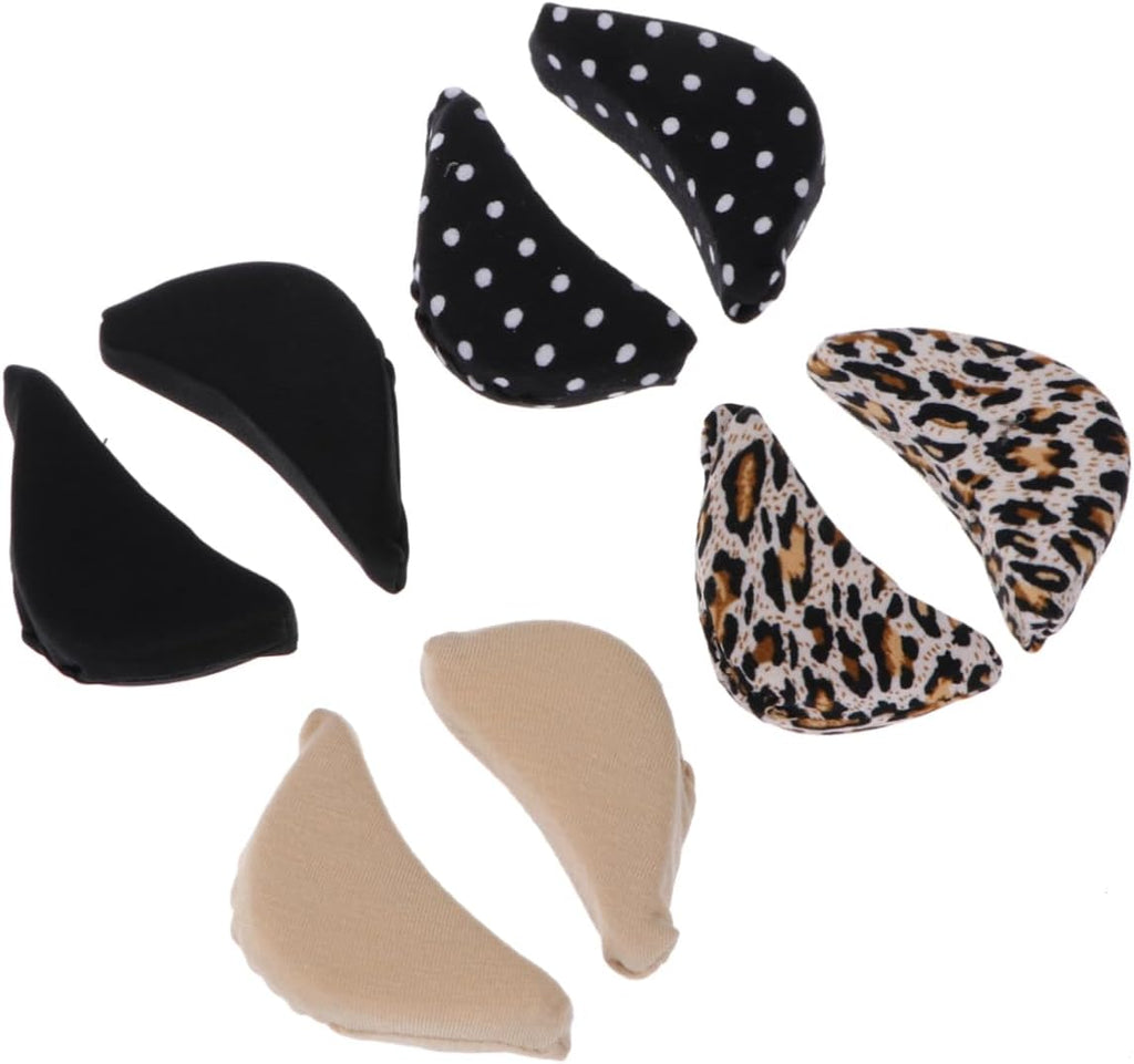 Ipetboom 8pcs Breathable Sponge Shoe Filler Soft Sweat-Absorbent Inserts for Comfortable Fit Suitable for Men Women Includes Spot and Skin Patterns