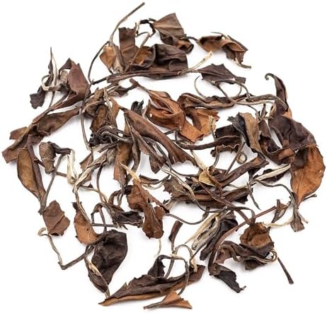 oriarmcha Chinese Shou Mei Aged Tea Loose Leaf 500g (Pack of 4) - Fuding White Tea Shoumei Long Life Eyebrow - 2nd Grade - Brew Hot or Iced Tea…