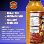 TorchBearer Sauces Headless Horseradish Ghost Pepper Hot Sauce 5oz, Heat level 6 - Featured on Hot Ones - All Natural, Extract-Free, Made in USA
