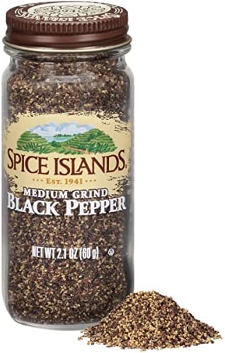 Spice Islands Medium Grind Black Pepper, 2.1 Ounce