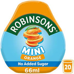 Robinsons Mini - No Added Sugar - Low Calorie - Orange, 6 Count