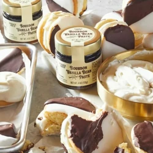 Trader Joe's Bourbon Vanilla Bean Paste – Authentic Madagascar Vanilla, Non-GMO, 4 fl oz Glass Jar