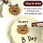 Chocolate Icing Tube Decorating Pen Tool 23g(0.81oz) x Pack of 3, food writing pen for cake, donut, cookie, bread, pancake, cupcake