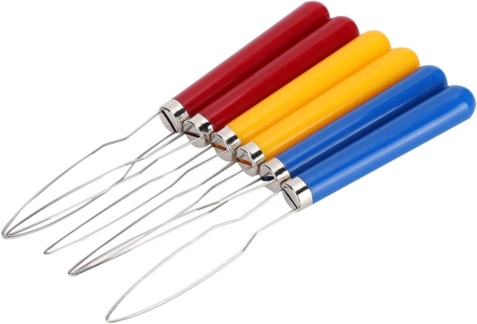 Button Hook, 6PCS Button Hook Helper One Hand Dressing Helper for Arthritis Button Aid Button Assist Device Elderly