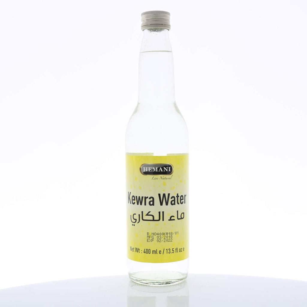 Hemani Kewra Water 400ML in Glass Bottle | Pure & Natural Kewra Essence | PremiumWater for Cooking | Authentic Water for Culinary Delights |