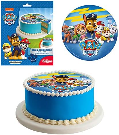dekora Dekora 160117 8" Round Edible Wafer Paper Cake Topper, Multi-Colour