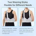 Arm Sling Shoulder Brace for Men & Women – Breathable & Adjustable Arm Support for Rotator Cuff, Forearm & Elbow Injuries – Lightweight Fit for Left or Right Side