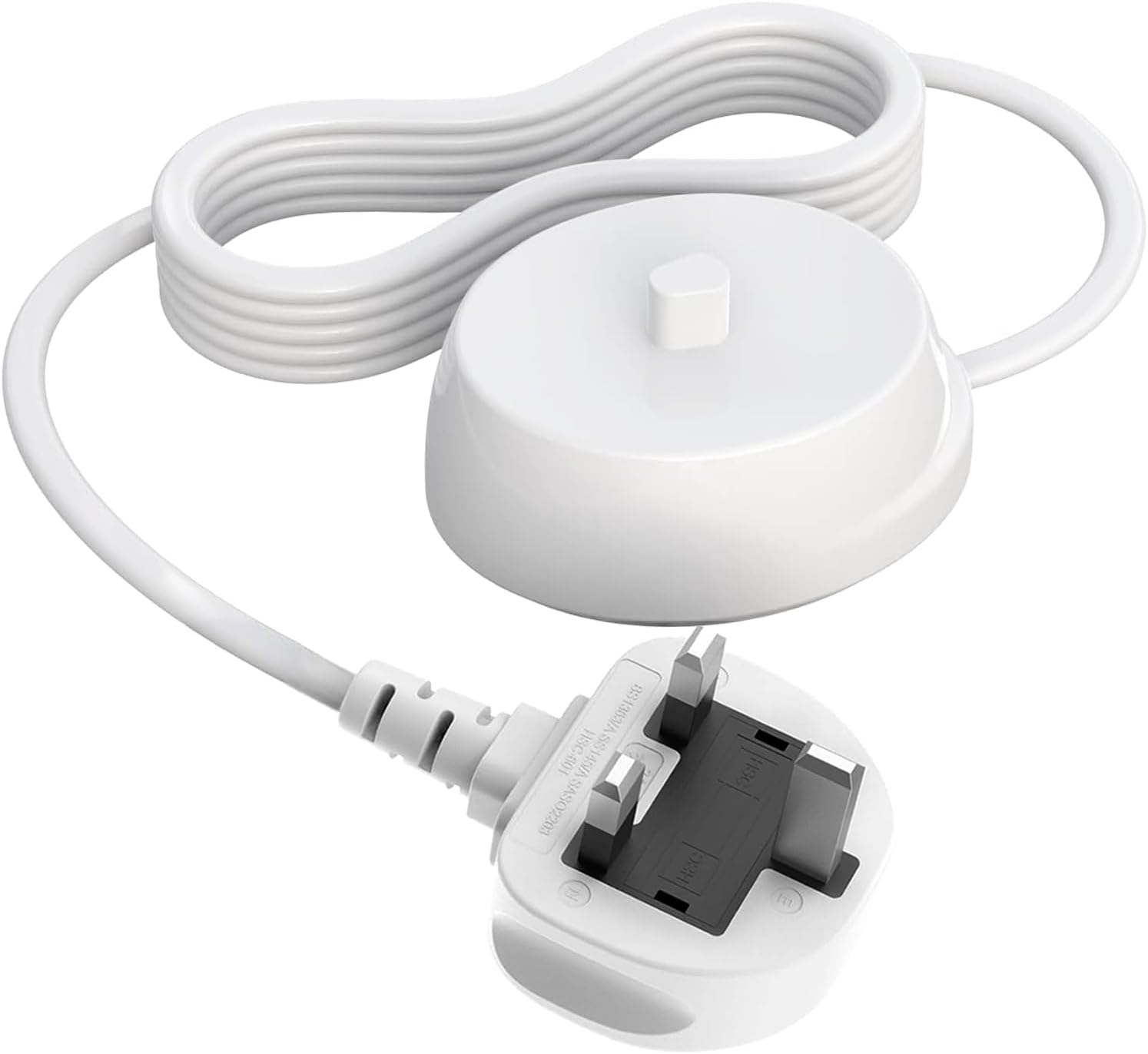 Replacement Charger Base for Oral B Electric Tooth Brush,Travel Charger Adapter UK for Oral-B Pro 650/3500/2500 Smart Kids Vitality Genius X iO2 iO3 iO4 iO5 iO6, 3757 Charging Dock,1.2M/4ft Cable
