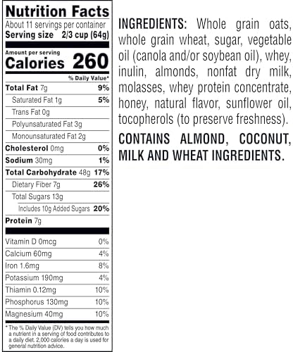 Quaker Simply Granola Honey & Almond, (Pack of 2)