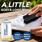 Shoe Cleaner Kit for Sneakers – 10.6oz Premium Shoe Cleaning Set with 3 Brushes & Microfiber Towel, Sneaker Cleaner for White Shoes, Boots, Leather, Suede, Canvas, Mesh, PU & Fabric