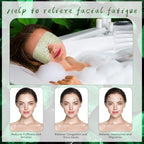 Jade Eye Mask, Facial Cooling Mask with 100% Real Jade for Hot & Cold Therapy, Reduce Wrinkles, Puffiness, Migraines, and Anti-Aging - Essential Crystal Eye Mask for Beauticians