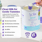 Bubs Whole Goat Milk Formula with Iron, Goat Milk-Based Powder, for Infants 0-12 Months, Made with Non-GMO Goat Milk, 20 oz