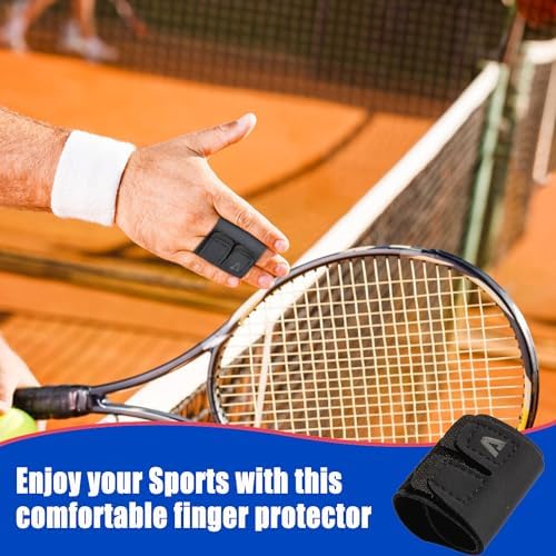 Finger Splint Trigger Finger Brace Adjustable Finger Sleeve Buddy Wraps Compression Finger Support Mallet Finger Support for Arthritis Pain Sport Injuries (Double, M)