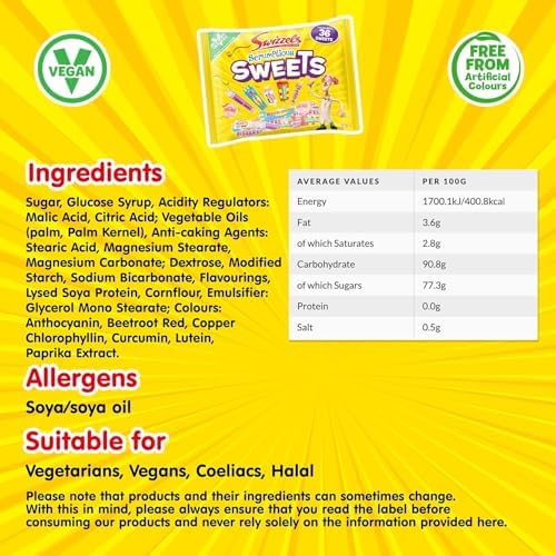 Swizzels Matlow Scrumptious Sweets 351g (Pack of 1)