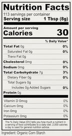 Anthony's Organic Corn Starch, Gluten-free, Vegan and Non-GMO
