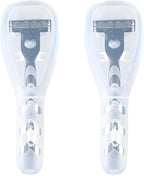 2Pcs Travel Razor Case, Transparent Plastic Storage Box, Electric Shaver Protector Container, Portable Organizer