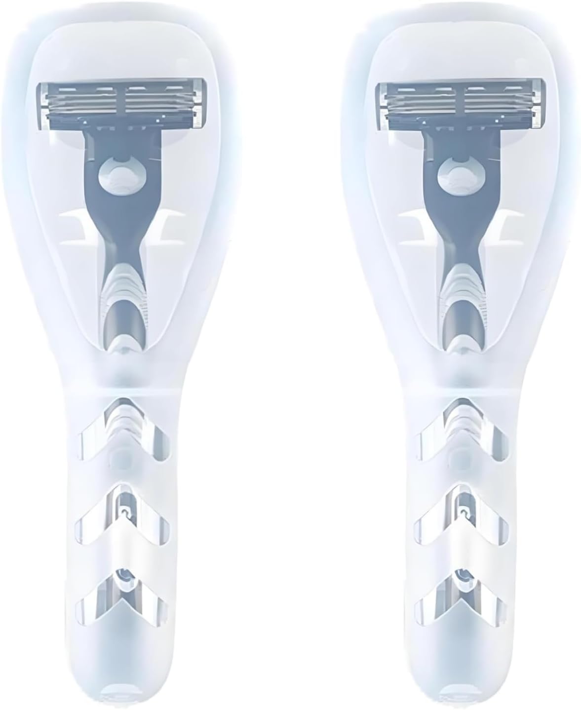 2Pcs Travel Razor Case, Transparent Plastic Storage Box, Electric Shaver Protector Container, Portable Organizer