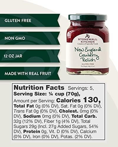 Stonewall Kitchen New England Cranberry Relish, 12 Ounce