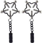 Metal Nipple Clamps Adjustable Exotics Nipple Grips Non-Piercing Nipple Rings Metal Nipple Clamps Nipple clip for women nipple toy