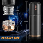 JITEM Fully Automatic Men's Fitness Equipment, Multi-Frequency Telescopic Rotation, USB Fast Charging, Easy to Clean