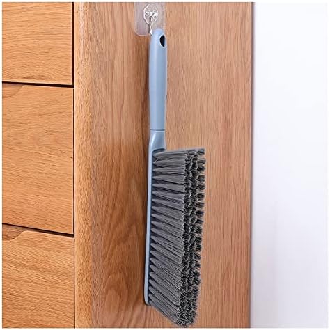 VALGRE Precipitator Soft Cleaning Brush Counter Duster Hair Drafting Brush with Microfiber for Keyboard Home Hotel Bed Car Soft Clothes Blue Bed Brush dust Catcher
