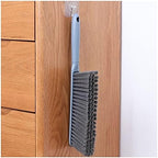 VALGRE Precipitator Soft Cleaning Brush Counter Duster Hair Drafting Brush with Microfiber for Keyboard Home Hotel Bed Car Soft Clothes Blue Bed Brush dust Catcher