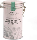 Cartwright & Butler - Strawberry & White Chocolate Biscuits Tin